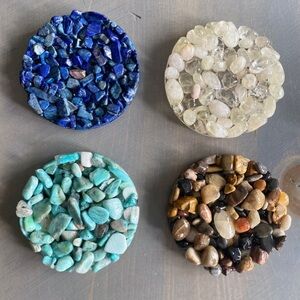 Gemstone Soap Dishes ~ Raw ~ Natural ~ Healing ~Choose One